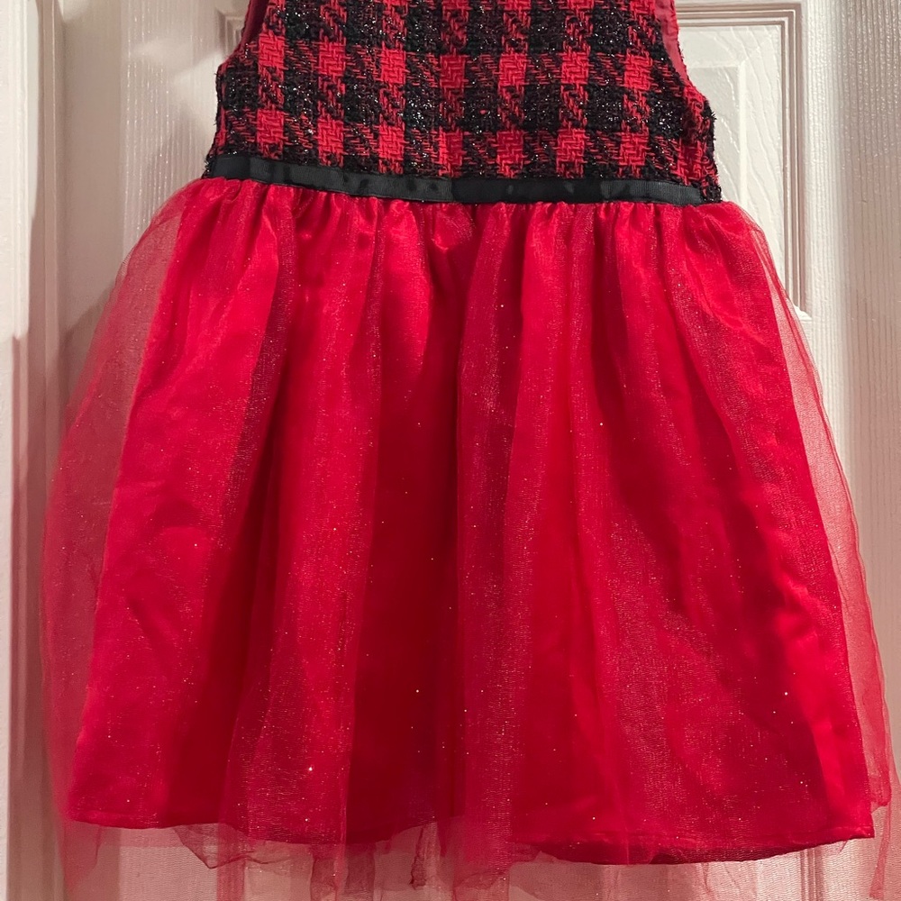 Blueberi Boulevard Red and Black Dress